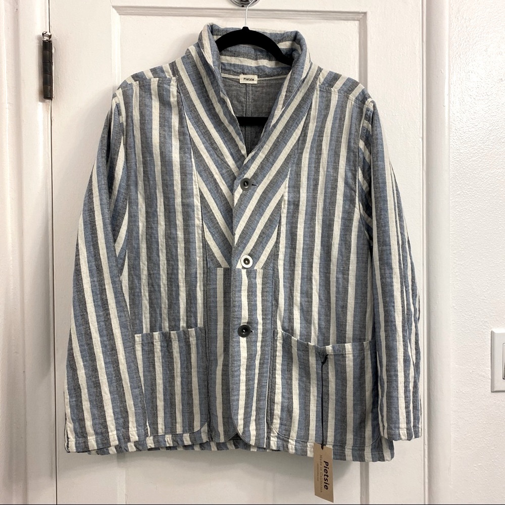 PIETSIE Women’s Ojai Jacket Blazer Stripe Cotton